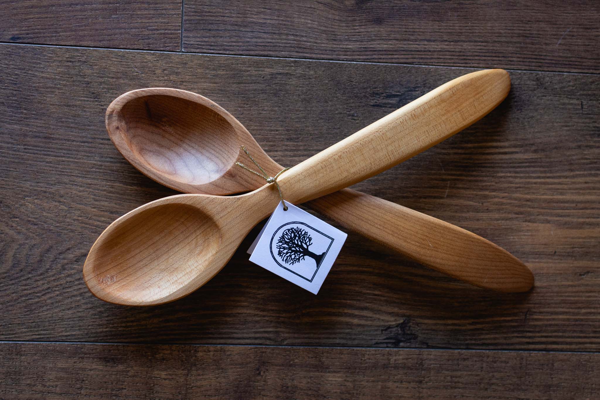 Serving Spoons Made With Locally Sourced Wood by Heartwood Studio