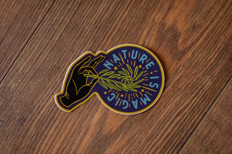 Nature is Magic Sticker by Bough and Antler