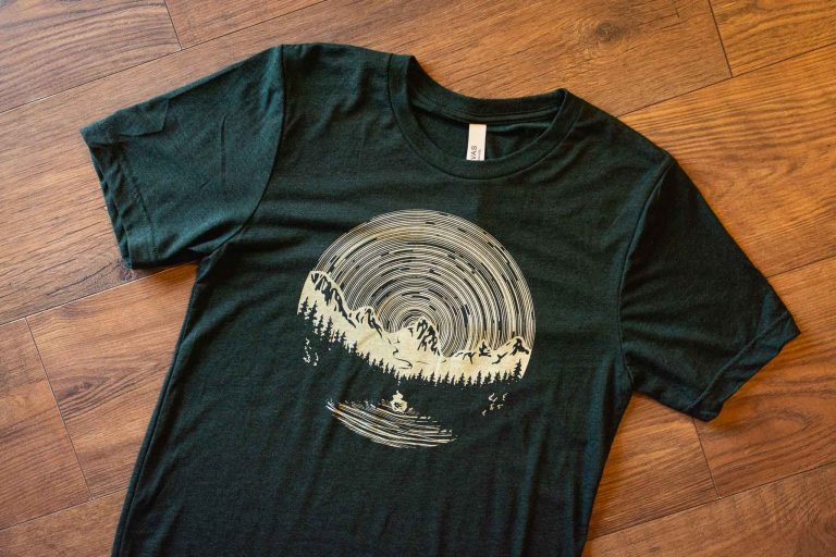 Star Trails Unisex Tee Shirt by Bough and Antler