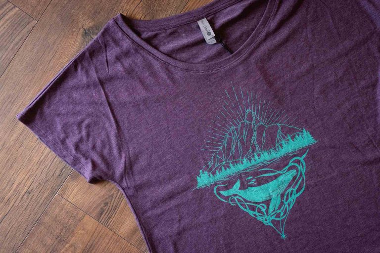 Sea to Sky Womens Tee Shirt by Bough and Antler