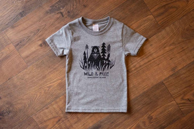 Wild and Free Kids Tee by Bough and Antler