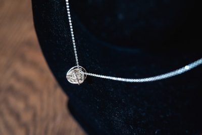 Silver Ball Of Yarn Necklace by Elements Gallery