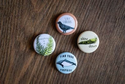 Small Button Pins By Hello Yellow Canary
