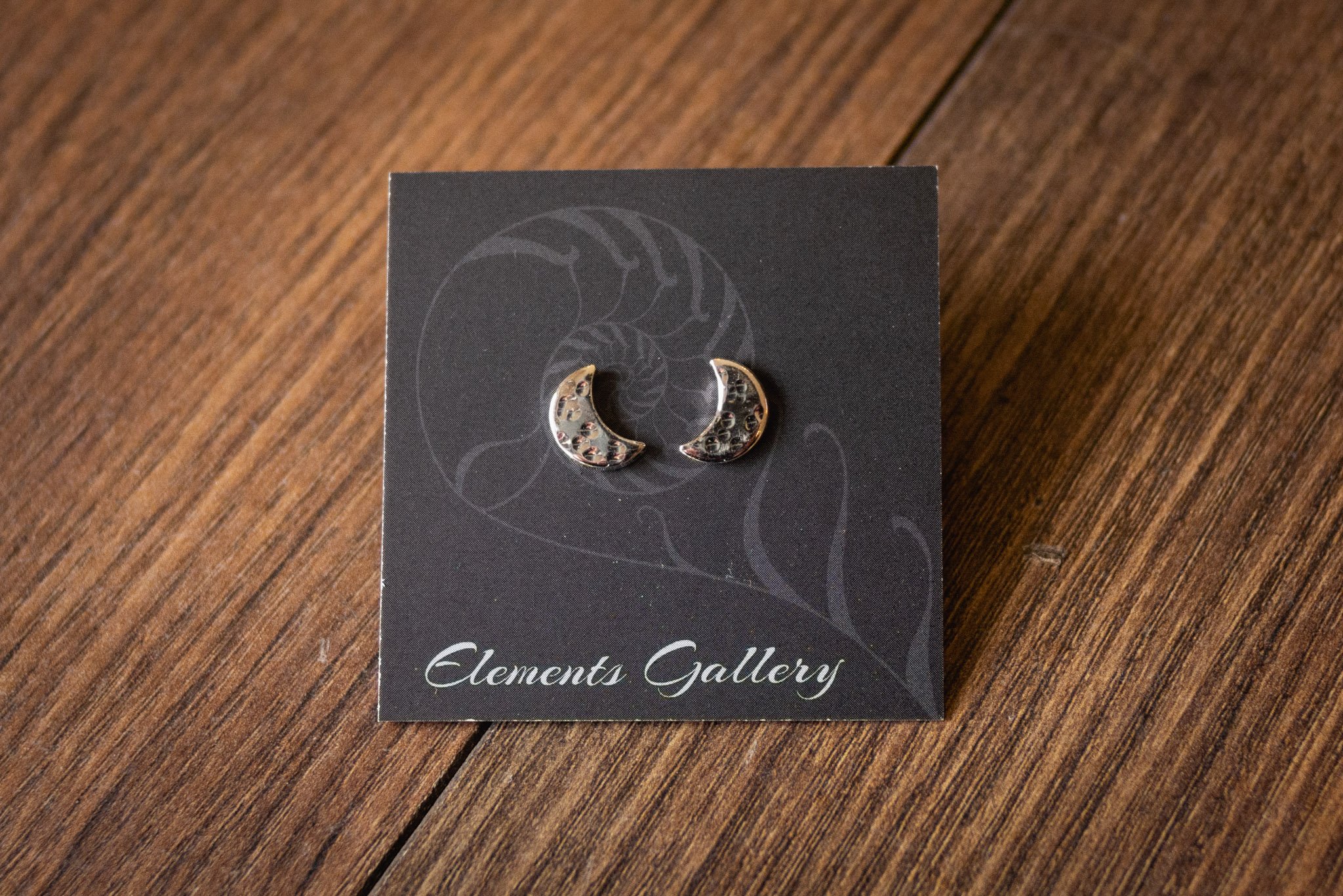 Silver Stud Earrings by Elements Gallery