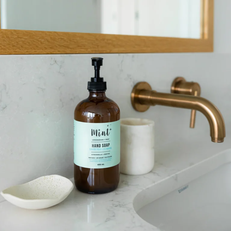 mint handsoap, made on vancouver island and sold in Qualicum Beach at Alcove